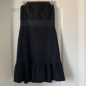 Black strapless dress. WHBM. Never worn